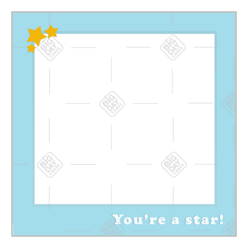 You're a star frame - square