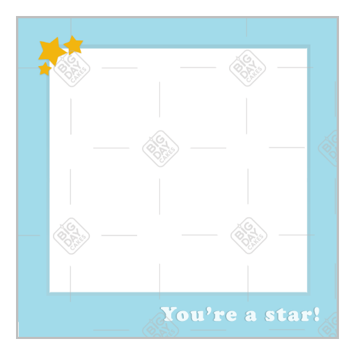 You're a star frame - square
