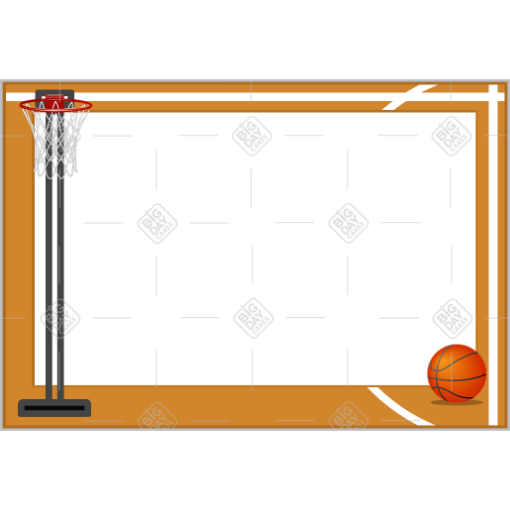Basketball frame - landscape