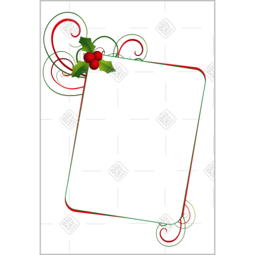 Gift tag topper - portrait