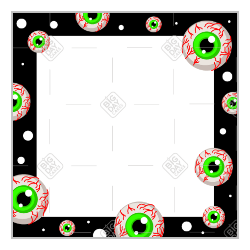 Eyeballs frame - square
