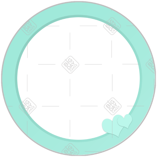 It's a girl frame - round