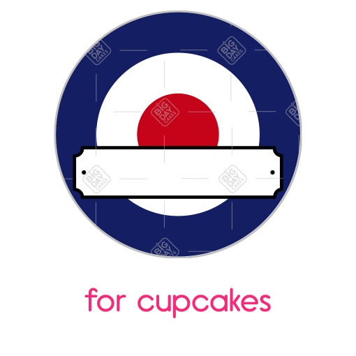 Target topper - cupcake