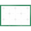 Simple green thin frame topper - landscape