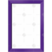 Simple purple frame topper - portrait