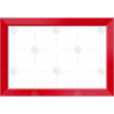 Simple red frame topper - landscape