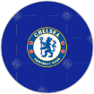 Chelsea-blue-crest topper - round