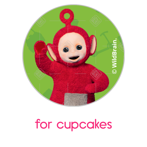 Teletubbies topper - cupcakes