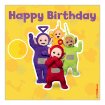 Teletubbies-HB topper - square