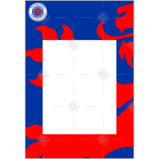 Rangers-lion frame - portrait