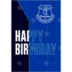 Everton Happy Birthday cake topper - portrait