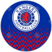 Rangers-HB-zigzag-design frame - round
