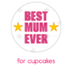 Best-Mum-Ever  topper - cupcakes