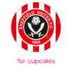 Sheffield-crest frame - cupcakes