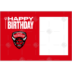 Salford Red Devils Happy Birthday frame - landscape