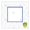 Leeds United Home Pattern Frame frame - square