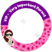 VIP-Parent frame - round