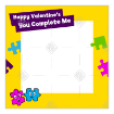 Puzzle-Love frame - square