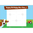 Moo-Birthday frame - landscape