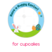 Easter-Bunny frame - cupcakes