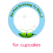 Ha-Pea-Birthday frame - cupcakes