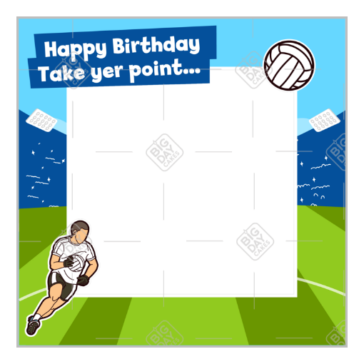 GAA-Birthday frame - square