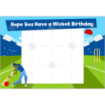Cricket-Birthday frame - landscape