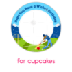 Cricket-Birthday frame - cupcakes