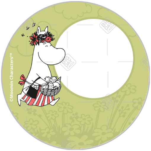 Moominmamma frame - round