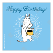 Moomintroll-Happy-Birthday frame - square