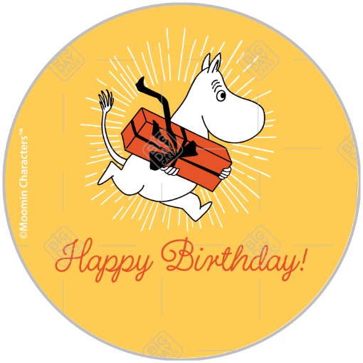 Moomintroll-gift-HB frame - round