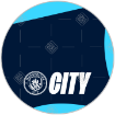 Man City Sail topper - round