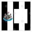 Newcastle United B&W frame - square