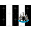 Newcastle United B&W Happy Birthday topper - landscape