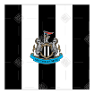 Newcastle United B&W Happy Birthday topper - square