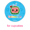 CoComelon_blue-design topper - cupcakes