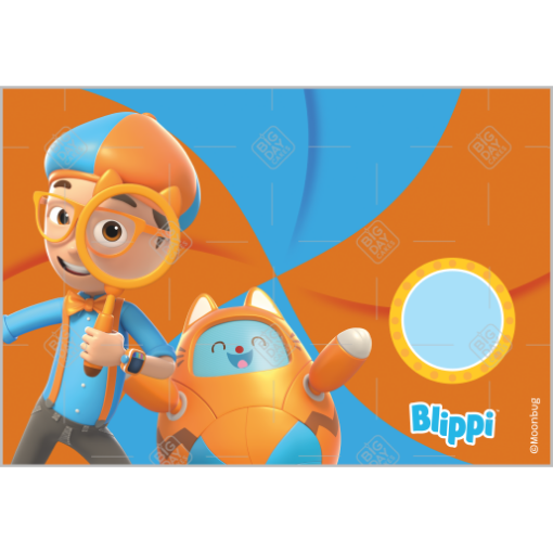 Blippi & T.A.B.B.S Happy Birthday topper