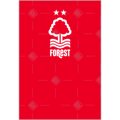 Forest Red Design topper - portrait