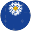 Leicester City FC crest topper - round