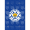 Leicester City FC fox pattern cake topper - portrait
