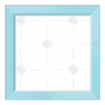 Simple light blue frame topper - square