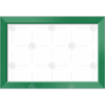 Simple green frame topper - landscape
