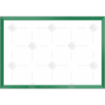 Simple green thin frame topper - landscape
