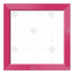 Simple pink frame topper - square