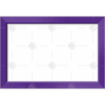 Simple purple frame topper - landscape