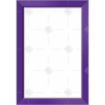 Simple purple frame topper - portrait