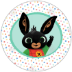 Bing Bunny dotty topper - round