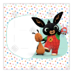 Bing Bunny dotty photo cake topper frame - square