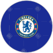 Chelsea-blue-crest topper - round