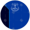 Everton tower ake topper design topper - round